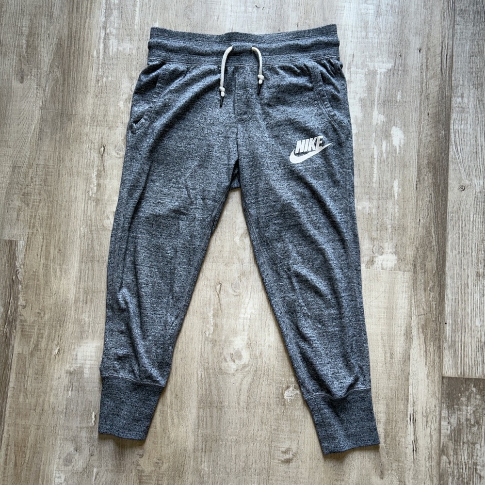 Nike cropped high waisted lounge pants